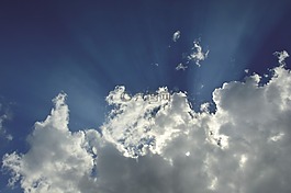 天,天空,云