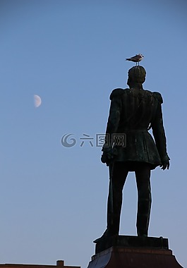 天空,人,戶外