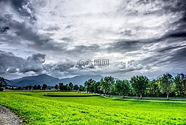 景觀,云,天空