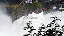 莱茵河,瀑布,沙夫豪森