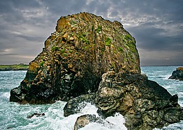 康沃爾郡,海,石