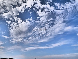 天空,云計(jì)算,藍(lán)色