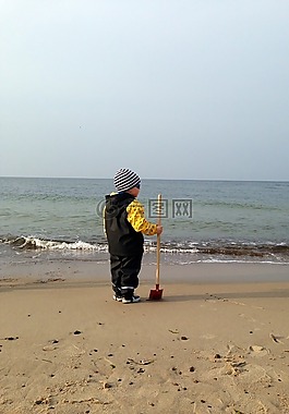 孩子,波羅的海,男孩