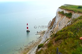 岸,海岸,懸崖