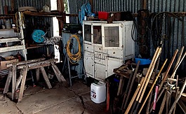 工具,棚,乡村