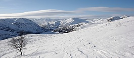 挪威,hovden,冬天