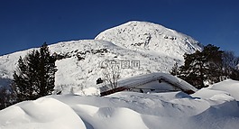挪威,hovden,冬天