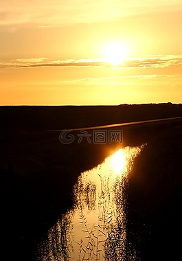abendstimmung,鏡像,光