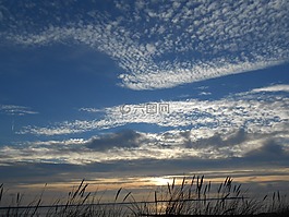 天空,云,海岸