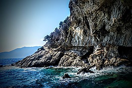 海,石,海洋