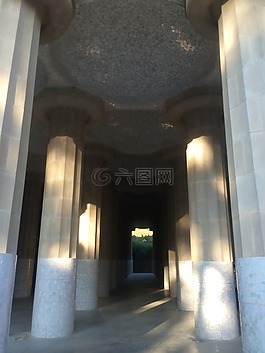 高迪公園,巴塞羅那,馬賽克鑲