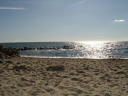 海岸,水,海灘
