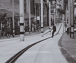 滑冰,滑板,城市