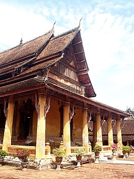 扫管笏,寺,老挝