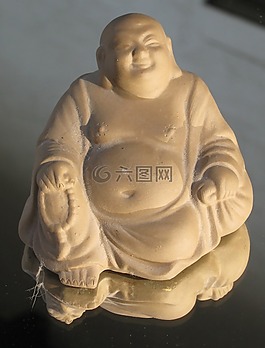佛,笑,陽光