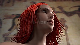 婦女,動畫,埃及