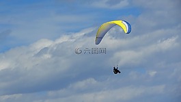 体育,航班降落伞,跳伞