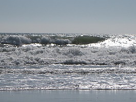 波,海灘,潮汐