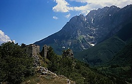城堡,廢墟,景觀
