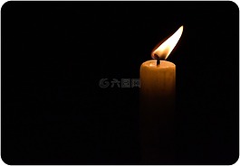 蜡烛,火焰,烛光