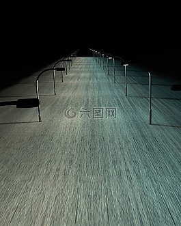 離,照明,路