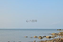 海,濱,巖