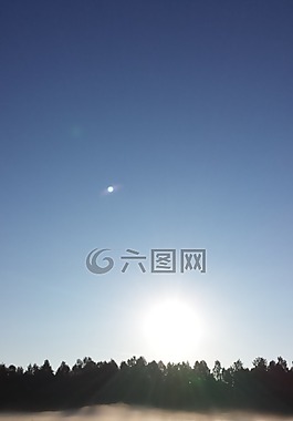 自然現象,日出,himmel
