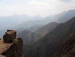 山,懸崖,查看