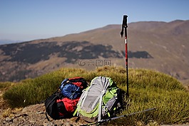 背包,甘蔗,登山