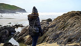 巖,海洋,海