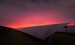 草,天空,太陽能電池板