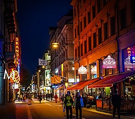斯德哥爾摩,瑞典,夜