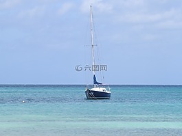 小船,海洋,海