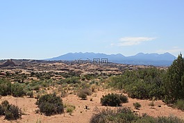 山,沙漠,猶他州