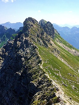景觀,高山,山