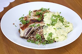 豬肉,牛排,食品