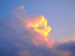 云,天空,陽光