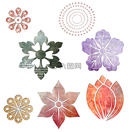 鮮花,廢料,形狀