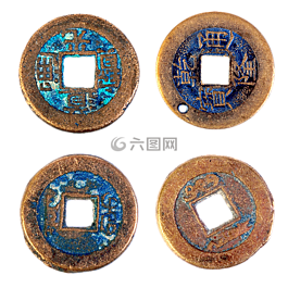 旧硬币,中文,中国