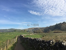 農(nóng)村,約克郡,達(dá)萊斯