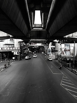 泰國,路,景觀
