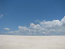 沙,天空,目睹