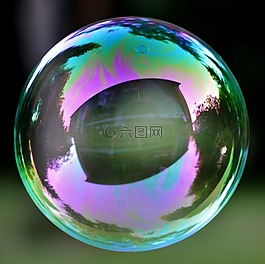 肥皂泡沫,豐富多彩,球