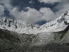 秘魯,山,雪