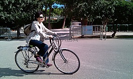 自行車,公園,騎單車的男子