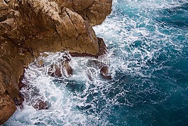 海岸,海洋,巖