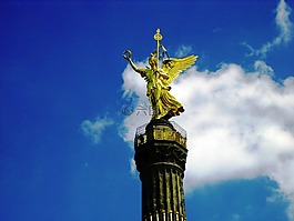 柏林,siegessäule,天空
