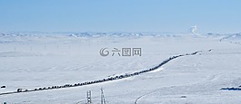 冬天,路,交通