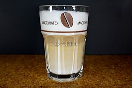 咖啡,玻璃,受益