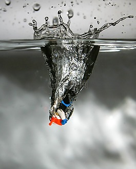 水,跳水,空氣泡沫